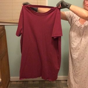 ASOS backless size 14 maroon dress